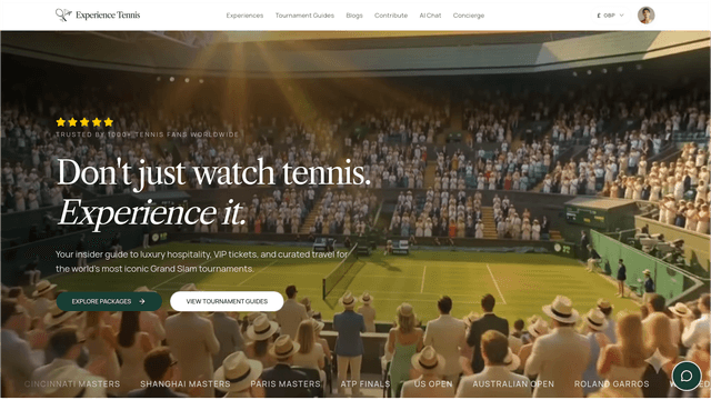 Experience Tennis